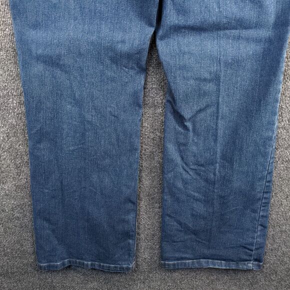 JMS Just My Size Women's Stretch Bootleg Jeans Blue Actual 38x31 5-Pocket - Picture 7 of 13